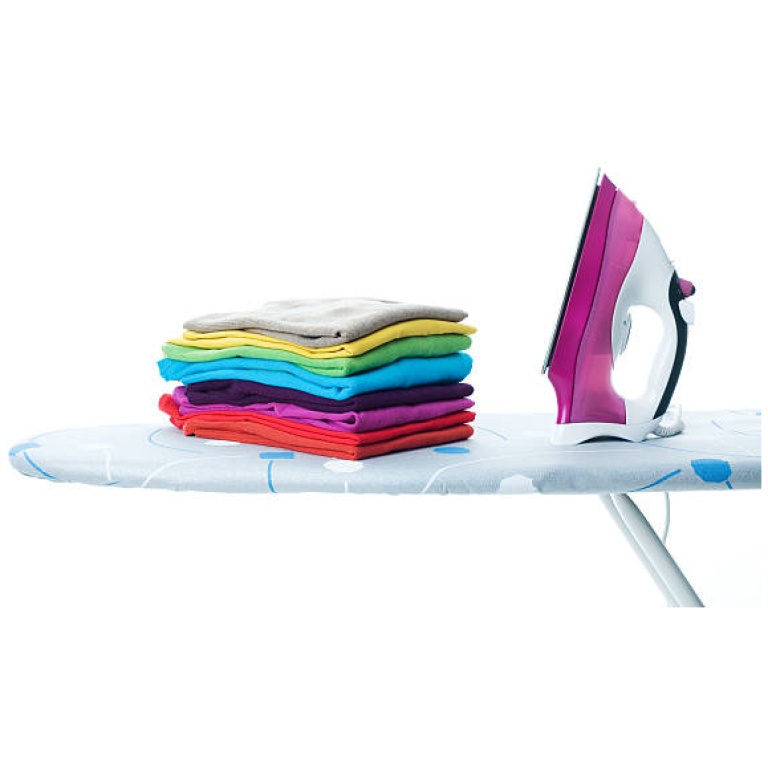 folded ironed clothes