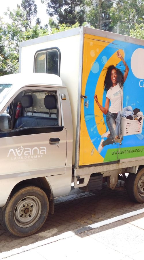 avana laundromat Delivery Truck